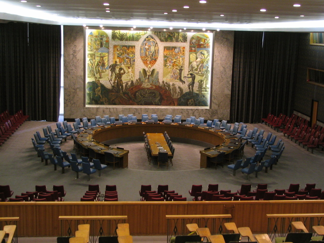 The United Nations Security Council’s primary responsibility is maintaining international peace and security – a task aided by the veto power. Francois Proulx/Flickr