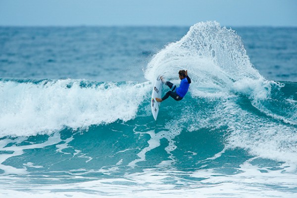 2016 WSL rookie Conner Coffin (USA) powered through his heat to knock out CT heavyweight and three-time Rip Curl Pro Bells Beach Champion, Joel Parkinson (AUS), in Round 3.  Image: WSL / Sloane