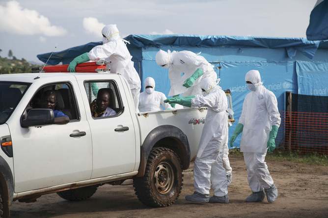Authorities are rapidly trying to stop the spread of Ebola. Ahmed Jallanzo/EPA