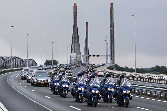 Casualties of war: MH17 victims arrive back in the Netherlands. EPA/Vincent Jannink