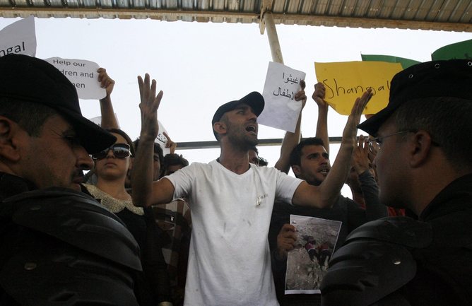 Iraq is rapidly spiralling into a humanitarian catastrophe, with the persecuted Yazidi religious minority facing genocide. EPA/Mohammed Jalil Iraq is rapidly spiralling into a humanitarian catastrophe, with the persecuted Yazidi religious minority facing genocide. EPA/Mohammed Jalil