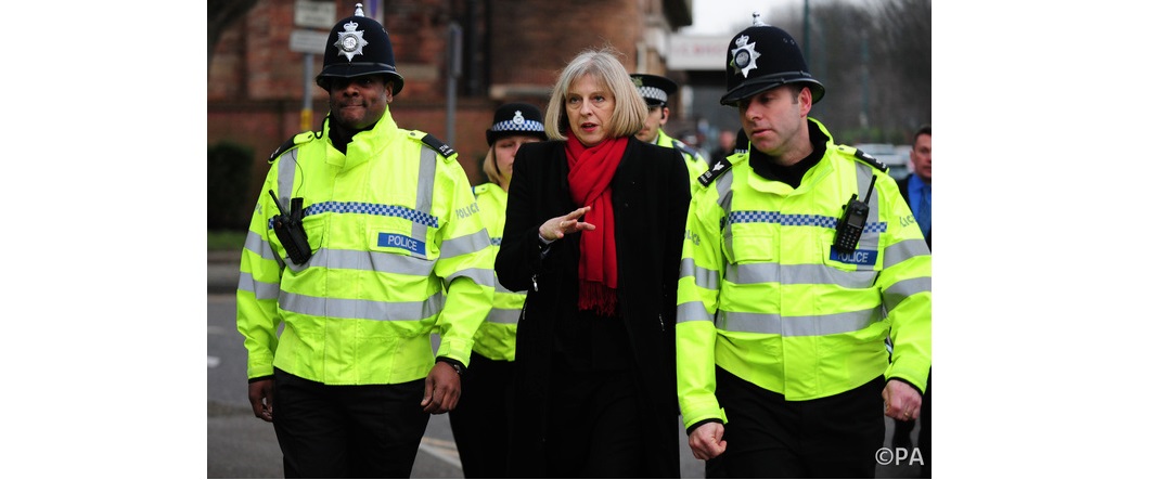 Just protecting you from the paedo-terrorists, ma'am. Rui Vieira/PA Just protecting you from the paedo-terrorists, ma'am. Rui Vieira/PA