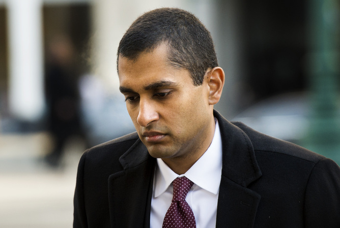 Insider. Martoma arrives at court. Justin Lane/EPA